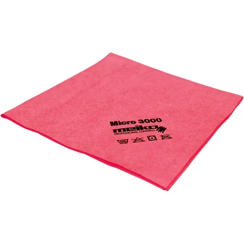 Microfasertuch Meiko Micro 3000 rot 37x40 cm weiches Microfasertuch mit hoher Schmutzaufnahme 963375-001-5