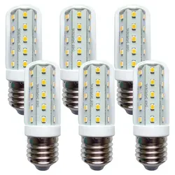 LED Leuchtmittel T30 Röhre 4W E27 Corn 3000K - Praktisches 6er Set LED Röhre 4W E27, warmweiß 3000K mit 360° Lichtabstrahlung. Effizient und langlebig, ideal für vielfältige Leuchten. Genießen Sie sofort helles Licht ohne Quecksilber.