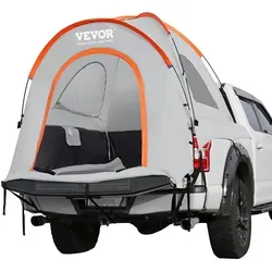 VEVOR Dachzelt Truck LKW Zelt 200 x 165 x 170 cm - Doppelschichtzelt für Pickups, wasserdicht und ideal für Familiencamping im Freien