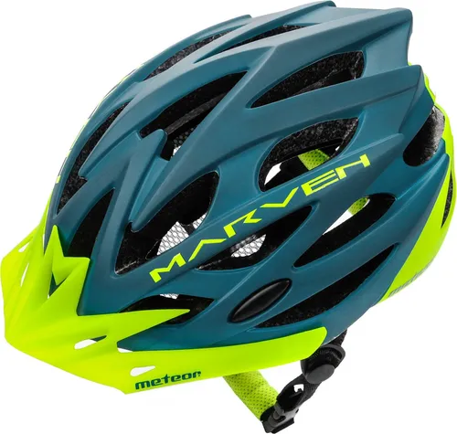 meteor Marven I Fahrradhelm - Sicherheit und Komfort für alle - Fahrradhelme mit leichtem Design, hervorragender Belüftung und schnellem Anpassungssystem. Ideal für Radsportler jeden Alters, schützt optimal bei Stürzen.