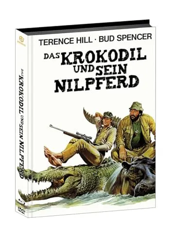 Das Krokodil und sein Nilpferd - blu-ray Mediabook Retro Gold 63 Renato Casaro Artwork