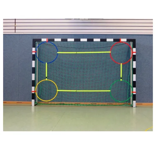Strab Trainingshilfe Fußball-Torwand To-Go, Halle - Trainingshilfe für Handball und Fußball, schnell auf- und abbaubar mit praktischer Transporttasche, ideal für effektives Wurftechnik-Training in der Halle.