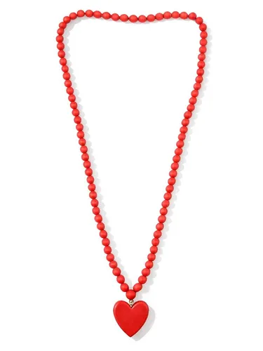 COLLEZIONE ALESSANDRO Lange Kette Dayita, aus kleinen Holzperlen gefädelt