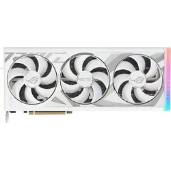 ASUS ROG Strix GeForce RTX 4090 24GB White OC Edition - High-End Grafikkarte für Gaming mit NVIDIA DLSS 3, 24GB GDDR6X, verbesserter Kühlung und bis zu 2x Leistungseffizienz, ideal für anspruchsvolle Gamer.