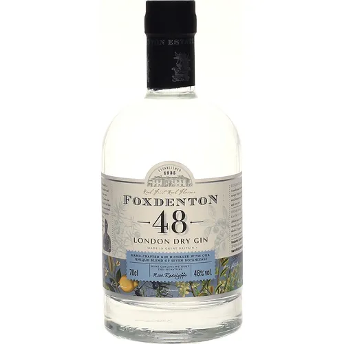 Foxdenton 48 London Dry Gin - Entdecken Sie Foxdenton 48 London Dry Gin – ein traditioneller, sanfter Gin aus England. Ideal für Gin Tonic und Cocktails. Bestellen Sie bequem online bei mySpirits!