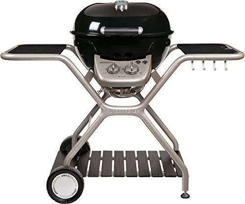 Outdoorchef Montreux 570 G Grill Wagen - Gas 9700W Schwarz - Hochwertiger Gasgrill mit 9700W, ideal für BBQ-Fans, bietet gleichmäßige Hitzeverteilung und eine große Grillfläche für unvergessliche Grillabende.
