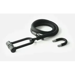 tex-lock eyelet Textilschloss mit D-lock Bundle – Sicherheit für Ihr Fahrrad - Fahrradschlösser mit flexibler Textilummantelung und robustem Bügelschloss, bietet maximalen Diebstahlschutz und ist ideal für sicheres Parken.