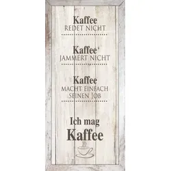 Bönninghoff Bild mit Rahmen Kaffee – Vintage Flair für Ihr Zuhause - Bilder, Serie: KAFFEE, mit montiertem Rahmen aus MDF und Papier, bringt einen nostalgischen Vintage-Look in jeden Raum.