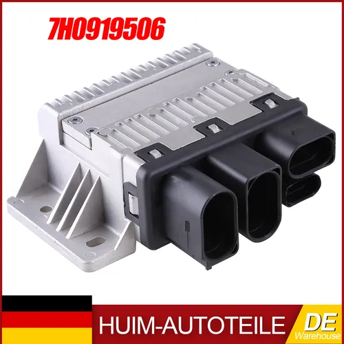VW Multivan V Transporter T5 Lüftersteuergerät - Relais für optimalen Kühlerbetrieb, neu und passend für VW Multivan und Transporter T5, OE-Referenznummer 7H0919506.