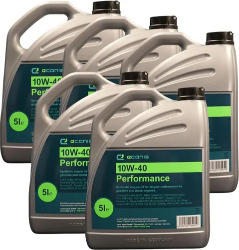 Motoröl Multipack 5x5 l 10W-40 A3/B4 SL/CF ECANIS Performance synthetisch PKW