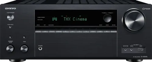 Onkyo TX-NR696 7.2 Kanal AV Receiver - AV Receiver mit 7.2 Kanälen, Dolby Atmos und DTS:X für ein beeindruckendes Heimkino-Erlebnis.