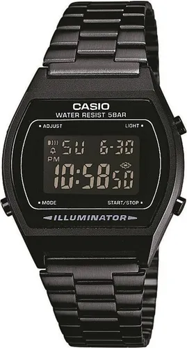 Casio Retro Classic B640WB-1BEF Armbanduhr - Sportliche digitale Armbanduhr mit mehreren Zeitzonen, Alarm und ewigen Kalender. Wasserdicht bis 50 m, ideal für den Alltag und aktive Lebensstile.