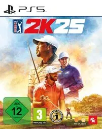 PGA Tour 2K25 - PS5 - Spiele für PlayStation 5 mit innovativer EvoSwing-Mechanik für realistische Schlagarten und Flugkurven. Erlebe die Majors und gestalte deinen eigenen Golfplatz!