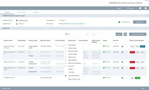 Siemens Dig.Industr. SINEMA RC Client V3 OSD 6GK1721-1XG03-0AK0 - Software für Netzwerkmanagement, ermöglicht einfache Integration und Verwaltung von Automatisierungslösungen.