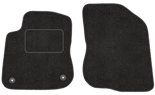 Vorne Velour Fußmatten Satz für Peugeot 2008 (2012-2019) - Passgenaue Velour Fußmatten für Peugeot 2008, widerstandsfähig und schmutzabweisend mit spezieller Verstärkung für erhöhte Reibfestigkeit und Sicherheit während der Fahrt.