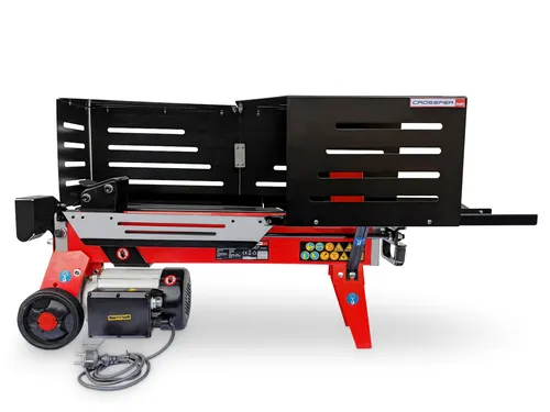 CROSSFER Holzspalter LS6T-52 – 6 Tonnen Hydraulikspalter für effizientes Brennholz - Holzspalter für Brennholz, 6 Tonnen Spaltkraft, einfache Handhabung mit Rädern und Sicherheitsventil – ideal für schnelle und sichere Holzverarbeitung.