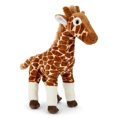 Zappi Co Langhals die Giraffe Plüschtier Langhals (37cm) Langhalsiger Kumpel - Weich, Kuschelig, 100% Recycelt - Großer Savannenfreund