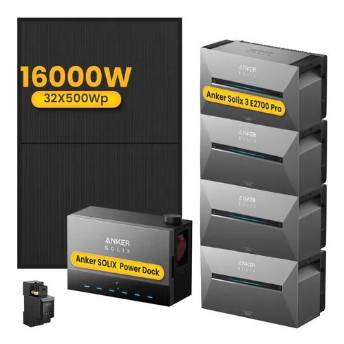Anker Balkonkraftwerk 16000W mit SOLIX Solarbank - Effizientes Solarenergie-Kit mit 2,68kWh Akku und integriertem Wechselrichter. Ideal für nachhaltige Energieversorgung im eigenen Garten oder Balkon.