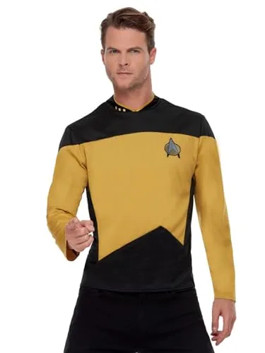 Smiffys Star Trek Operations Uniform - Kinderkostüm für Kinder, originalgetreues Design aus Star Trek, ideal für Kostümpartys und Rollenspiele, geprüft nach EU und US Sicherheitsstandards.