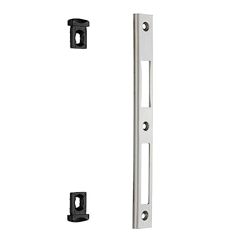 BKS Türrahmen U-Profilschließblech B-9000 eckig - Türschlossblende aus Edelstahl, ideal für BKS-Schlösser, geprüft nach EN179/EN1125, robust und langlebig, Maße: 216 x 24 x 6 mm.
