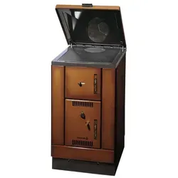Wamsler K 158 Wasserführender Küchenofen | 22 kW | Maron-Braun - Der Wamsler K 158 Küchenofen vereint stilvolles Design mit effizienter Heiztechnik. Mit 22 kW Leistung und robustem Stahl bietet er eine optimale Wärmequelle für Ihre Küche – ganz ohne Strom. Ideal für Koch- und Heizbedarf.
