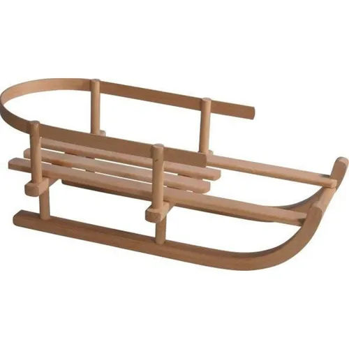 Puppen- Schlitten braun - Puppenzubehör für winterlichen Spielspaß, ideal für kleine Puppenliebhaber