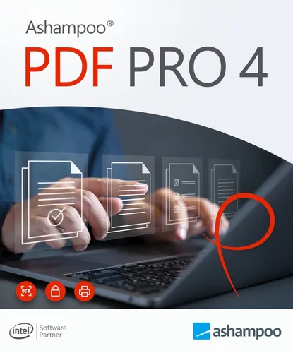 Ashampoo PDF Pro 4 - Dokumenten-Management für Windows - Dauerlizenz für 1 PC, ermöglicht effizientes PDF-Management und -Bearbeitung auf Windows 7, 8, 10 und 11. Ideal für professionelle Büroanwendungen.
