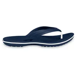 Crocs Zehensandalen Crocband Flip navyblau - Sportliche und federleichte Sandalen aus Croslite-Material, ideal für Strand und Garten. Leicht zu reinigen, schnell trocknend und mit Massageelementen für hohen Tragekomfort.