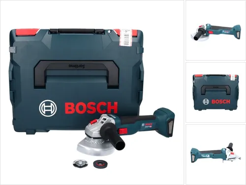 Bosch Winkelschleifer GWS 18V-10 - 125mm, akkubetrieben mit Koffer, bürstenloser EC-Motor und Sicherheitsfunktionen für präzises Arbeiten