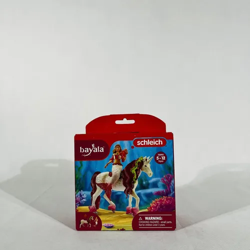 Bayala Meerjungfrau-Feya auf Unterwassereinhorn - Spielfigur - Spielzeug für kreative Rollenspiele, ideal für Kinder von 5 bis 12 Jahren, fördert Fantasie und Geschicklichkeit.