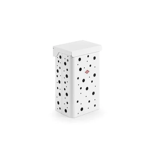 Wesco Wäschebox Single Weiß matt, Wäschesammler aus Stahlblech, 32 L - Stylische Wäschebox mit 32 Litern Volumen aus langlebigem Stahlblech. Ideal für die geordnete Wäscheaufbewahrung und passt in jedes Zuhause.