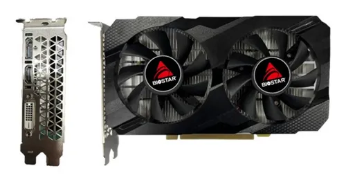 Biostar Radeon RX580 8GB GDDR5 Grafikkarte - Schwarz - Erleben Sie flüssiges 1080p-Gaming mit der Biostar Radeon RX580. Ausgestattet mit 8GB GDDR5 und einem effizienten Dual-Fan-Kühlsystem, bietet sie eine zuverlässige Leistung für Gamer zu einem attraktiven Preis.