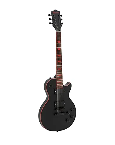 DIMAVERY LP-800 E-Gitarre, matt schwarz | Hochwertige E-Gitarre in LP-Form - Gitarren, E-Gitarre in LP-Form, matt schwarz - Hochwertiges Dimavery Produkt mit zuverlässiger Qualität seit 1979 für erstklassigen Klang und Spielkomfort.