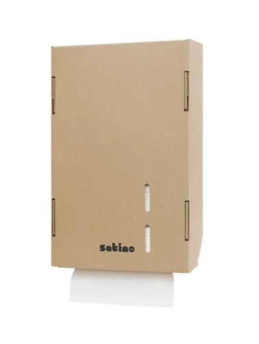Satino Papierhandtuch flexibler Karton-Papierspender - ideal für Werkstatt, Garten, Party (1-St)