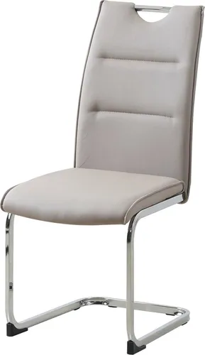 Schwingstuhl DannyC Polyurethan - Esszimmerstuhl mit modernem Design, gepolsterter Sitzfläche und praktischem Cut-Out. Ideal für ein stilvolles Esszimmer oder als bequemer Stuhl für Ihre Praxis.