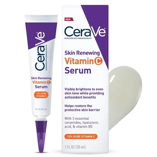 CeraVe Vitamin C Serum for Face with Hyaluronic Acid, Skin Brightening 30ML DE~~