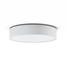 Sigor Aufbauleuchte Disc 320mm - Moderne Deckenleuchte in Weiß, dimmbar mit Tunable White Technologie für individuelle Lichtgestaltung und hohe Farbwiedergabequalität (Ra90) – ideal für jeden Raum.