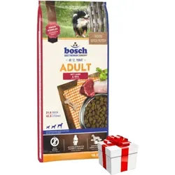 Bosch HPC Adult Hundefutter 15 kg - Weizenfrei, zuckerfrei und ideal für sensible Hunde mit Immun-Komplex für starke Abwehrkräfte und gesunde Gelenke