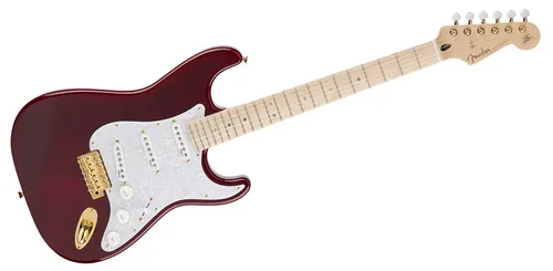 Fender Richie Kotzen Stratocaster TRB - Signature E-Gitarre - Gitarren, Made in Japan, mit geflammter Ahorn Decke und 3x DiMarzio Custom Pickups für unverwechselbaren Klang und Spielkomfort.