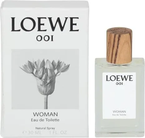 Loewe 001 Woman Edt Spray 30 ml - Damenduft mit fruchtig-blumigen Noten, der die Aufregung eines ersten Treffens einfängt. Ideal für Frauen, die ihre Weiblichkeit feiern möchten.