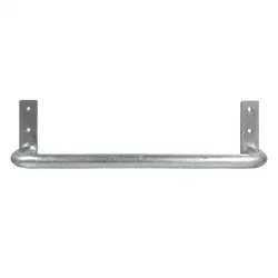 Layher Wandbügel - Praktischer Wandhalter für Leitern - Zubehör für Leitern & Gerüste, ideal zum Einhängen von Leitern mit einem Wandabstand von 123 mm und einem robusten Design.
