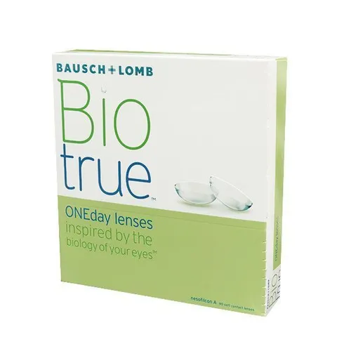 Bausch & Lomb Biotrue® ONEday 90 Tageslinsen - 90er Box Tageslinsen aus innovativem HyperGel für ein komfortables Seherlebnis. Hohe Feuchtigkeit und Sauerstoffdurchlässigkeit sorgen für den ganzen Tag für klare Sicht.