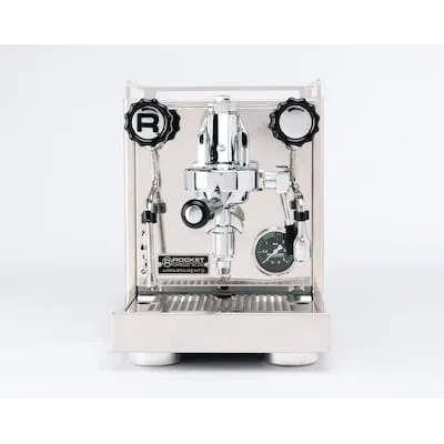 Rocket Milano Appartamento 2.0 Classic Siebträger Edelstahl Weiß - Eleganter Siebträger aus Edelstahl für perfekten Kaffeegenuss. Kompakt und stilvoll, ideal für die heimische Barista-Erfahrung.