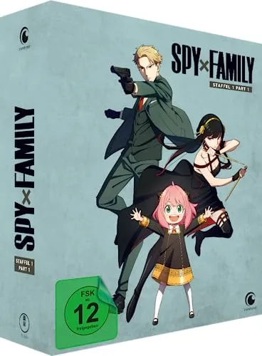 Spy x Family - Staffel 1 - Part 1 Gesamtedition - DVD Film über den Spion Loid Forger, der undercover als Familienvater agiert. Mit humorvollen und spannenden Abenteuern, in denen seine Tochter Gedanken lesen kann!