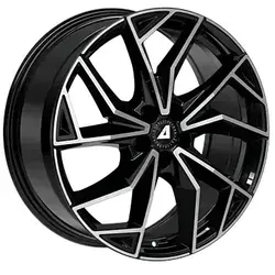 Alutec ADX.02 Felge 7.5x18" ET45 - Vielspeichen Alufelge in diamant-schwarz frontpoliert, ideal für sportliche Fahrzeuge mit einer maximalen Traglast von 635 kg.