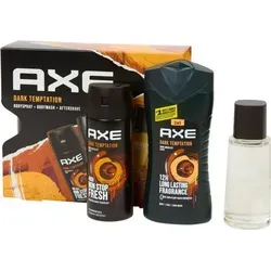 Axe DARK TEMPTATION Geschenkset 1x 150ml Deo - 250ml Duschgel -100ml After Shave