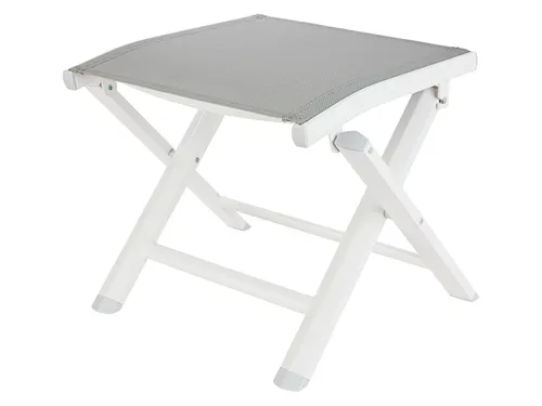 LIVARNO home Alu-Klapphocker »Houston«, weiß/hellgrau
