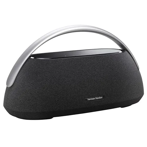 Harman Kardon GO + PLAY 3 - Tragbarer Bluetooth-Lautsprecher in Schwarz, exzellente 3-Wege-Soundqualität und 8 Stunden Akkulaufzeit