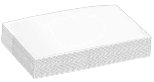 General Office Laminierfolien: 25 Visitenkarten-Laminiertaschen, Stärke 125mic (Laminierfolien Visitenkarten, Laminierfolientasche, Laminierfolie Visitenkarte)