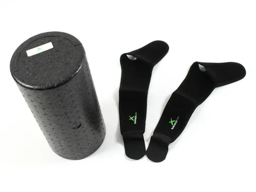 Slavikosway Faszien Rolle und 2x Handgelenk Bandage Set Fitness Massage Crossfit